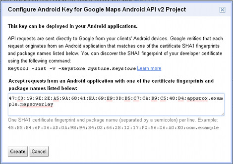 SHA1-fingerprint;package