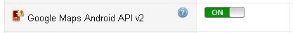 Activate Google Maps Android API v2